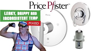 How to remove and replace a Price Pfister 9740240 4 screw Gray Cartridge In 7 minutes or less [upl. by Oilut]