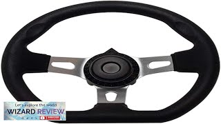 OffRoad Kart Steering Wheel 270mm 3 Spokes Vehicle PU Foam Interior Steering Review [upl. by Ahsen]