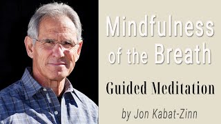 Mindfulness of the Breath Guided Meditation Practices MBSR by Jon Kabat Zinn [upl. by Anilahs]