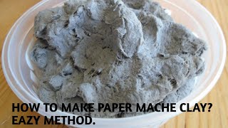 Simple Paper Mache Clay Tutorial  Easy DIY Method  Sona Sona Crafty [upl. by Lakin]