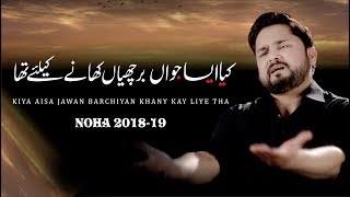 Nohay 2018  KYA AISA JAWAN  Syed Raza Abbas Zaidi Noha 2018  Muharram 1440H Nohay 2019 [upl. by Kcirevam]