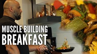 MUSCLE BUILDING BREAKFAST  Fouad Abiad  Food Prep [upl. by Linad986]