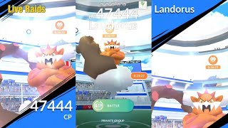 Live Landorus Raids  Pokémon Go  Yagnik009 [upl. by Erlinna]