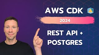 AWS CDK 2024 Serverless with API Gateway Lambda Cognito and RDS Postgres [upl. by Killen]