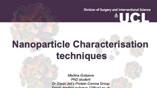 Nanoparticle characterisation techniques [upl. by Pogah355]