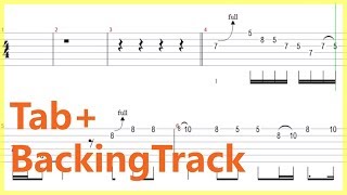 Led Zeppelin  Stairway To Heaven Guitar Solo TabBackingTrack [upl. by Ainod]