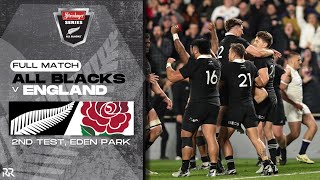 All Blacks v England  FULL MATCH  2nd Test 2024 [upl. by Mayrim975]