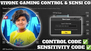 2024 VIVONE GAMING SENSITIVITY CODE 34 VIVONE GAMING CONTROL CODE 34 ‎vivonegamer [upl. by Elstan]