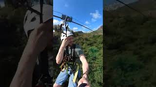 Zipline Mauritius  Casela Nature Park shorts [upl. by Eanod]