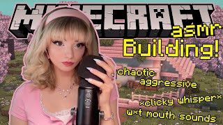 ASMR Building a Minecraft House [upl. by Nahij]