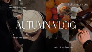 FALL DAYS 🍂 pumpkin spice latte October city journaling bike rides  autumn vlog [upl. by Center]