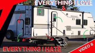 Everything I Love and Hate about my new Camper Winnebago Minnie 2801 [upl. by Ilyk]