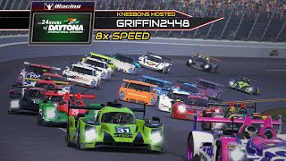 full experience  iRacing Daytona 24 in Prototypes Hosted by kneebon5 [upl. by Blandina]