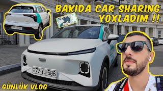 CarSharing Yoxladım  Necədir   Günlük VLOG [upl. by Enrobso63]