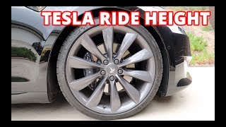 Tesla Model S Air Suspension Ride Height [upl. by Andres]