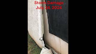 Lannys Storm Damage Video [upl. by Ahsirek]