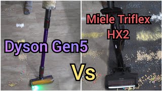 Dyson Gen5 Detect vs Miele Triflex HX2  Not Even Close [upl. by Noiztneb]