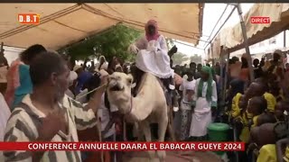 EN DIRECT CONFERENCE ANNUELLE DAARA EL BABACAR GUEYE 2024 [upl. by Nueovas]