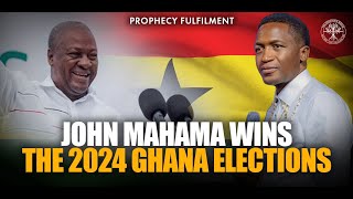 John Mahama Wins the 2024 Ghana Elections  Prophet Uebert Angel [upl. by Anigue]