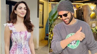 Kiara Advani And Kartik Aaryan Spotted At Bandra  MS shorts [upl. by Sheeb]