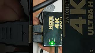 Переключатель HDMI 3T01 с пультом hdmi телевидение [upl. by Aikrahs]