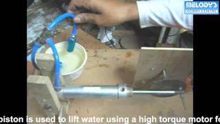 MOTORIZED RECIPROCATING WATER PUMP melodyprojectscom manoj kumar magoo [upl. by Leighland]