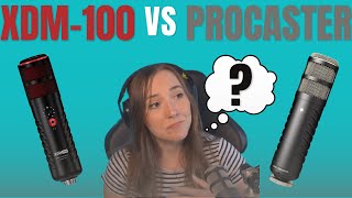 Rode XDM100 vs Rode Procaster  For Streaming  Podcasting [upl. by Okiman858]