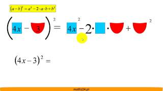 Wzory skróconego mnożenia  Przykład na odejmowanie  Matfiz24pl [upl. by Inoy]
