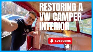 Restoring a VW Bus Westfalia Interior [upl. by Stromberg375]