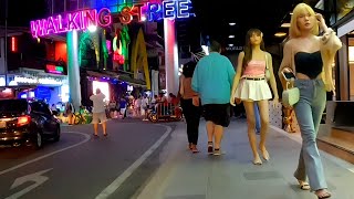 4k Pattaya walking street nightlife  Thailand girls [upl. by Lauter]