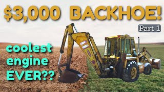 I Bought the Cheapest Backhoe on Craigslist Dynahoe 160 Part 1 [upl. by Alyhs]