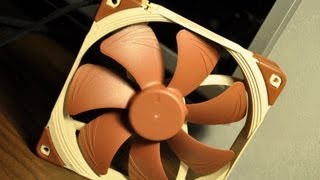 Noctua NFA14 PWM 140mm fan Video Review Hal Thompson [upl. by Soigroeg616]