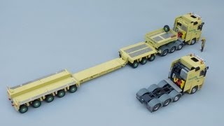 Tekno MercedesBenz Titan  Goldhofer XLE Trailer H N Krane by Cranes Etc TV [upl. by Rodmur]