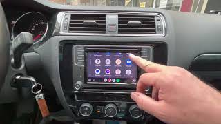 VOLKSWAGEN JETTA CAR PLAY amp ANDROİD AUTO UYGULAMA isparta [upl. by Eciralc]