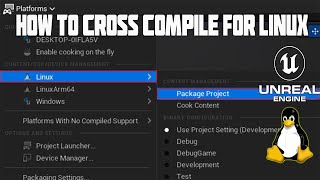 How to CrossCompile for Linux in Unreal Engine 5 [upl. by Adlare]