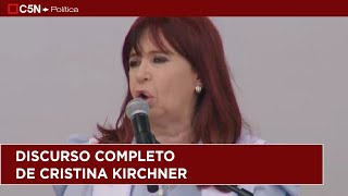 EL DISCURSO DE CRISTINA KIRCHNER EN ROSARIO quotMILEI DESREGULÁ LOS MEDICAMENTOSquot [upl. by Ilenna206]