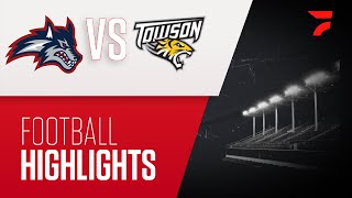 Highlights Stony Brook vs Towson  CAA Football 2024 [upl. by Nepets]