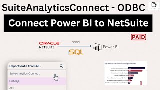 Connect Power BI with NetSuite via SuiteAnalytics Connect ODBC drivers [upl. by Napra]