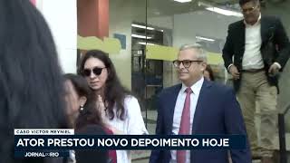 Caso Victor Meyniel ator presta novo depoimento [upl. by Tai]