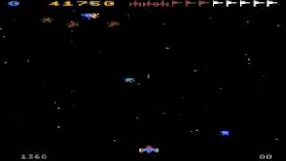 Atari 8bit5200 Galaxian  special graphics [upl. by Philly]