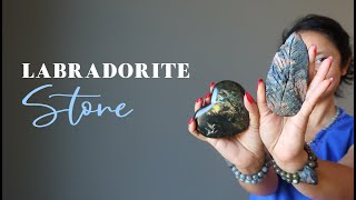 Labradorite Meanings Uses amp Healing Properties  AZ Satin Crystals [upl. by Silverts]