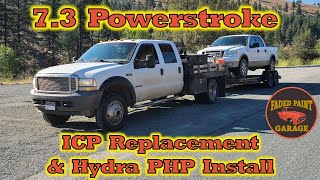 73 Powerstroke ICP replacement and Hydra PHP installation Code P1247 Turbo Boost Pressure Low Fix [upl. by Tessi353]