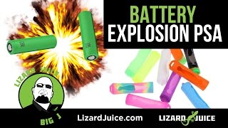 PSA How NOT to have Battery Explode In Your Pocket  The More You Vape [upl. by Herrmann]