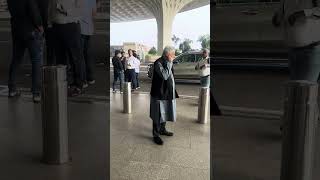 Zaved Akhtar Spotted At Airport [upl. by Doralynne]