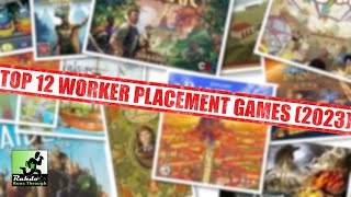 Top 12 Innovative Worker Placement Games  The RampRampR Show 75 [upl. by Fogel]