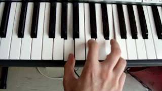 tuto piano la fouine tous les memes [upl. by Yhtomiht]