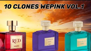 10 CLONES WEPINK PARTE 1 equivalenciadearoma clonesdeperfumes clones [upl. by Lednic]