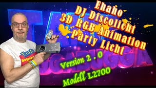 Ehaho DJ Discolicht  Partylicht  Effektstrahler  L2700 [upl. by Anire]