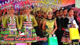 Dance Competition Result  Group A Hmong National Labor Day Festival in Oshkosh Wisconsin 9124 [upl. by Nobile866]