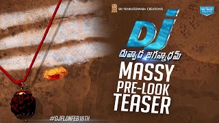 Allu Arjuns Dj Duvvada Jagannadham Massy PreLook Poster  Motion Teaser  DJFLON18th  Fane Made [upl. by Derby900]